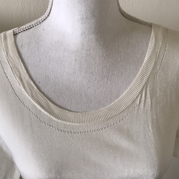 Dolce & Gabbana ivory sheer top- only the ivory color - Picture 6 of 9